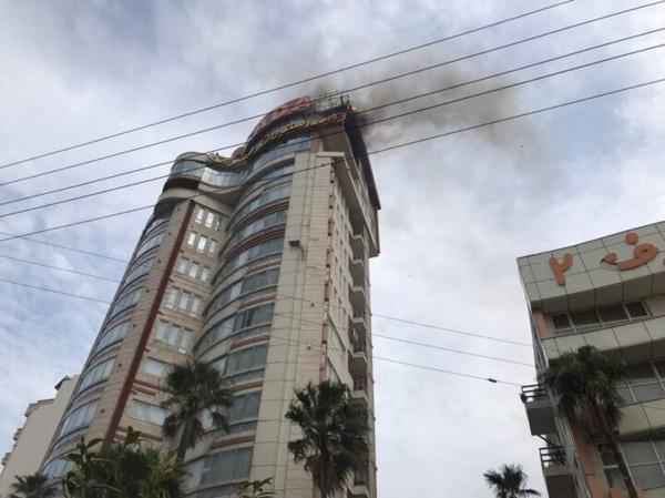 جزییات آتش سوزی در هتل محمودآباد