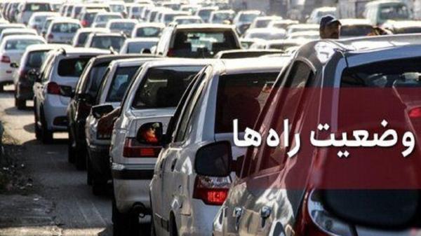 ترافیک در آزادراه کرج، تهران نیمه سنگین است