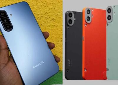 مقایسه ناتینگ فون مدل CMF Phone 1 با سامسونگ گلکسی A17؛ دوئل مالی ها