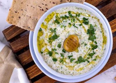 طرز تهیه دیپ زیتون و پنیری